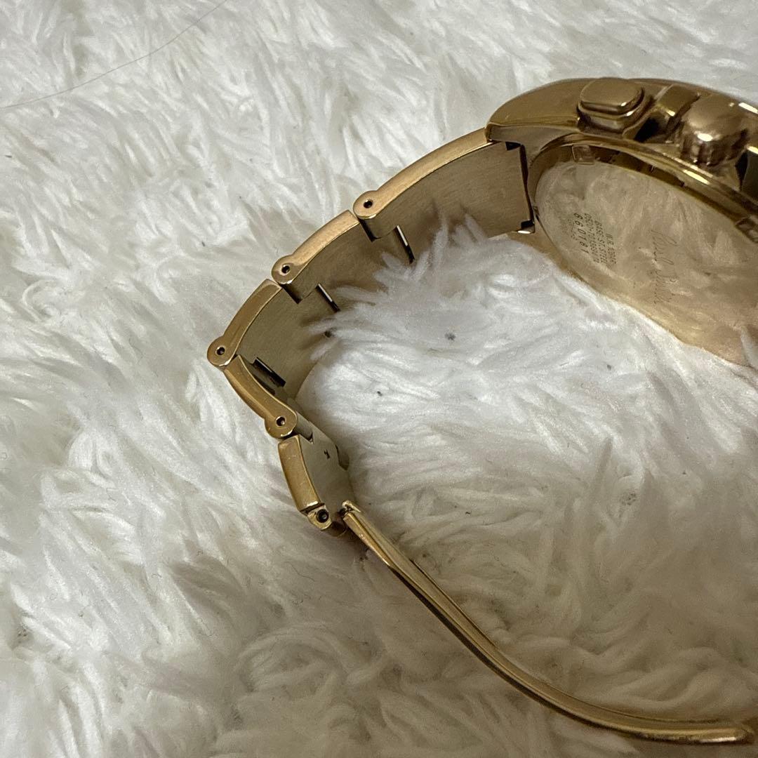 稼働品　Poul Smith ポールスミス　腕時計　クロノグラフ　ゴールド