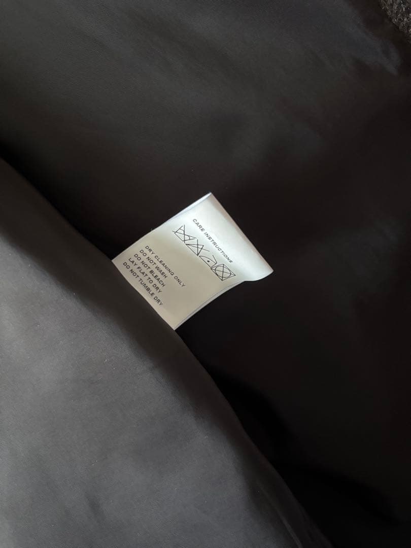 AMOMENTO ロングコート チャコール 韓国