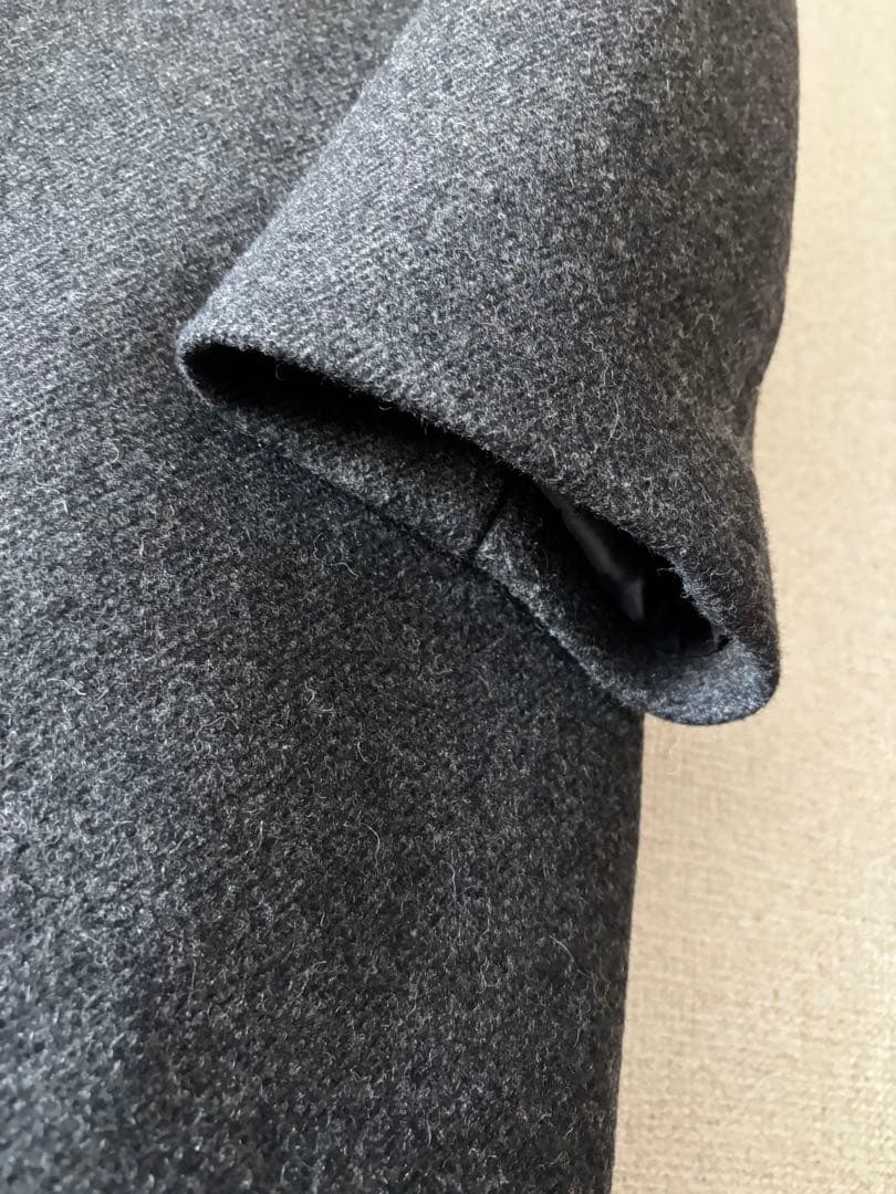 AMOMENTO ロングコート チャコール 韓国