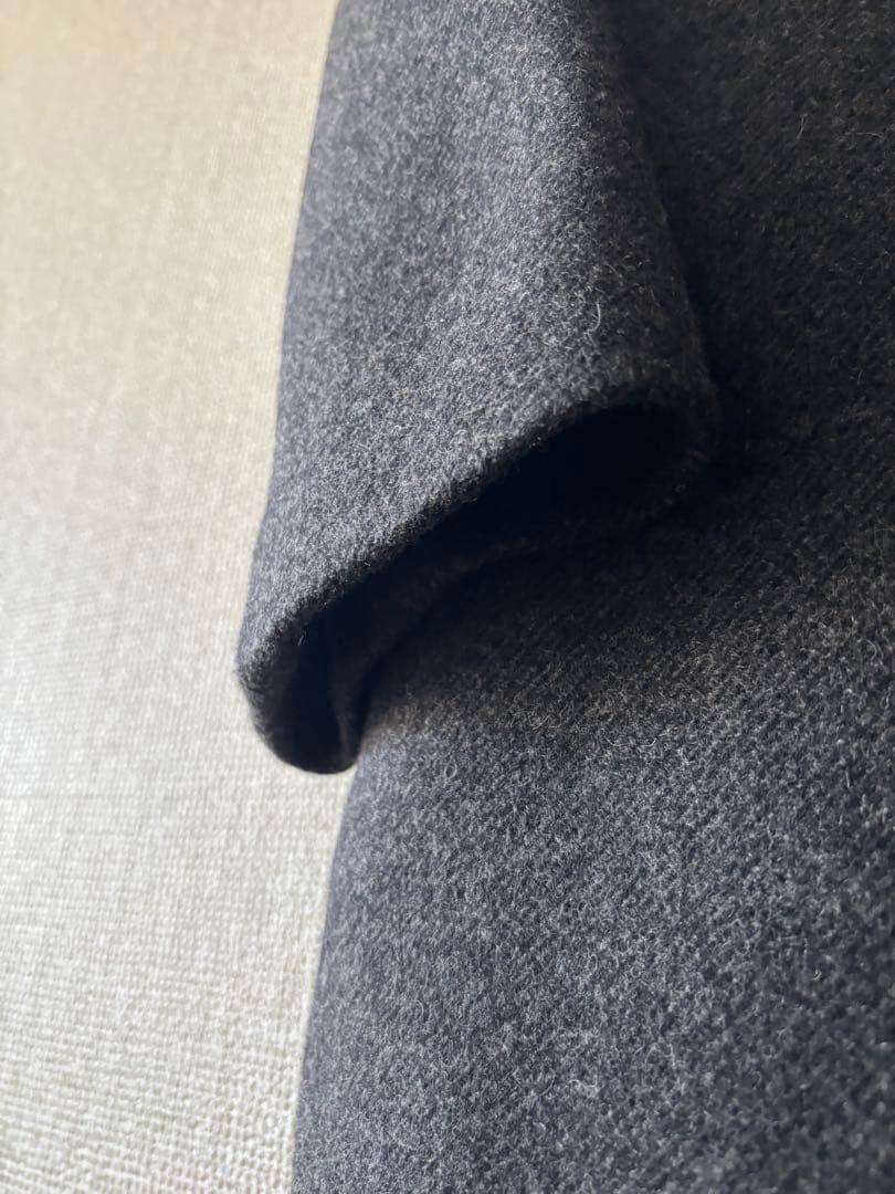 AMOMENTO ロングコート チャコール 韓国