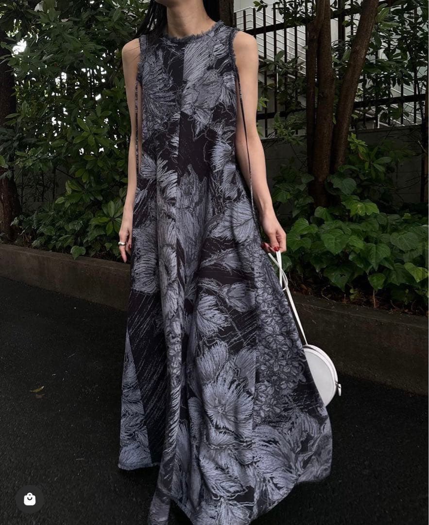 KEITAMARUYAMA × AMERI VOLUME FLARE DRESS