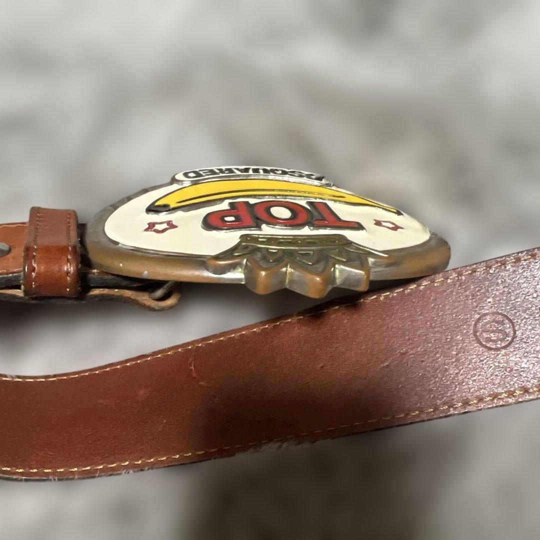 DSQUARED バナナバックル ベルト