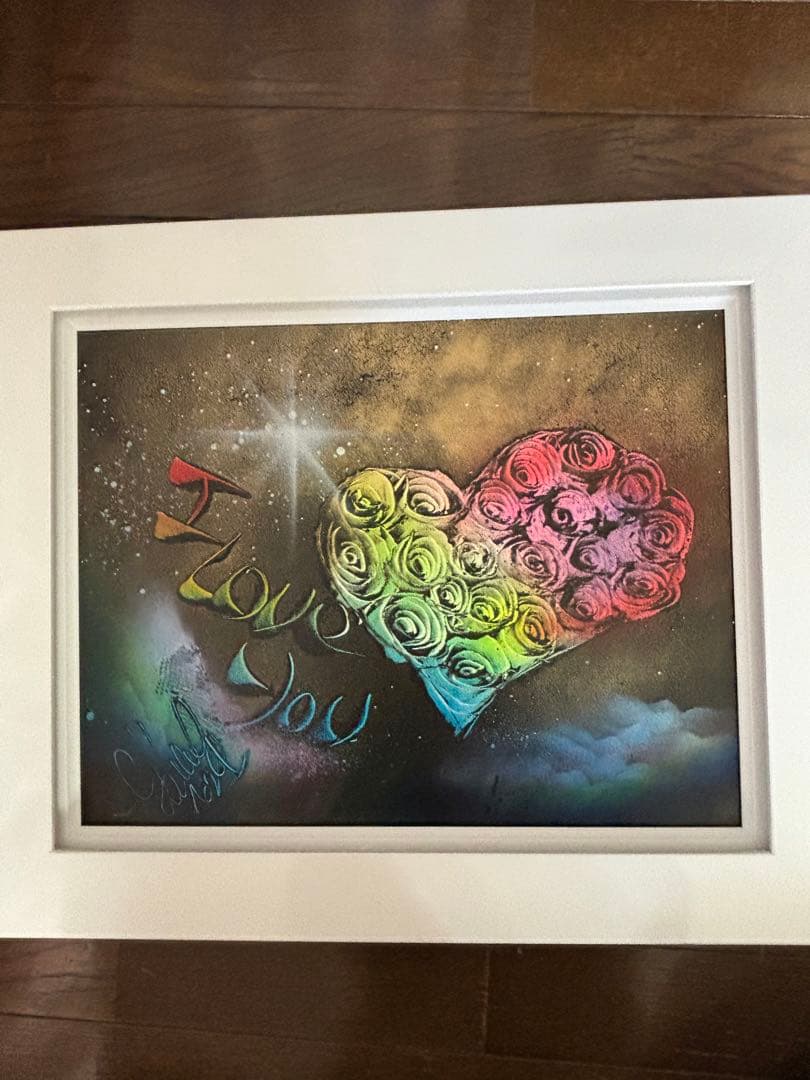 ハートバラ　F6 原画