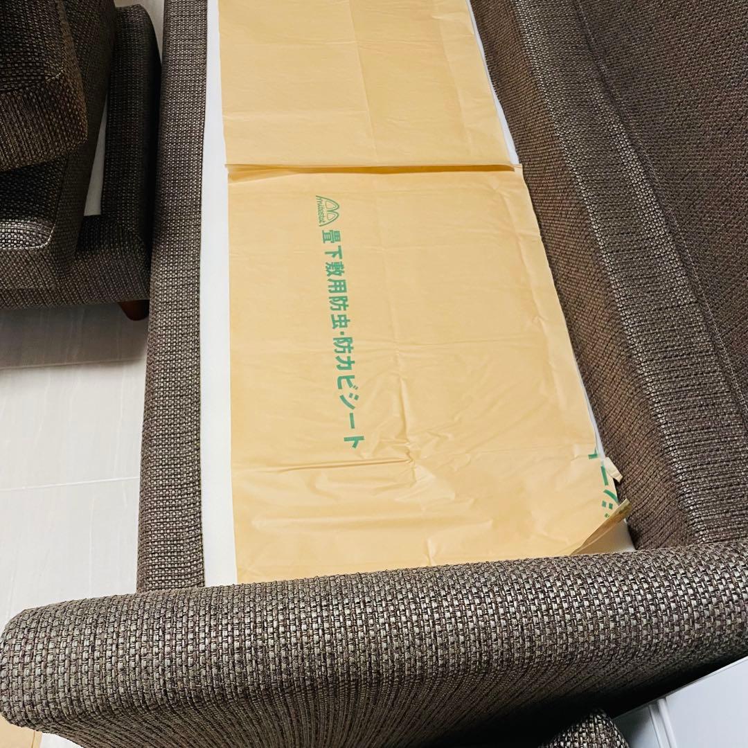 美品　ソファー3人掛けオットマン or 2P +カウチ（クッション組替可能）