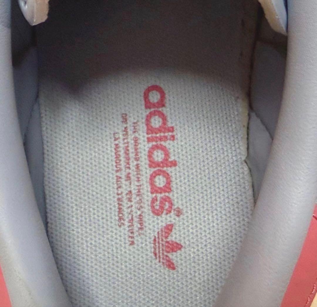 adidas ガゼル 23.0cm ライトブルー ピンク 美品 アディダス