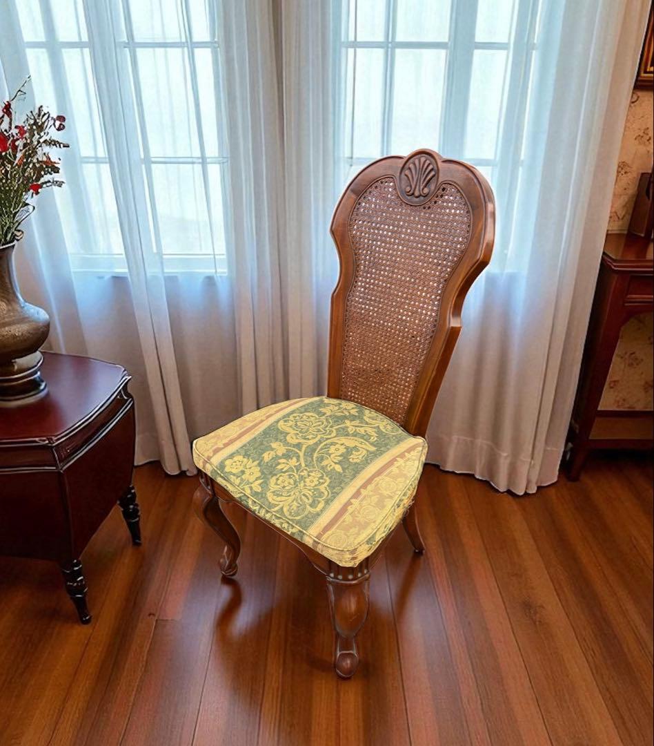 ダイニングチェア アンティーク　ロココ調　ドレッサー　在庫2