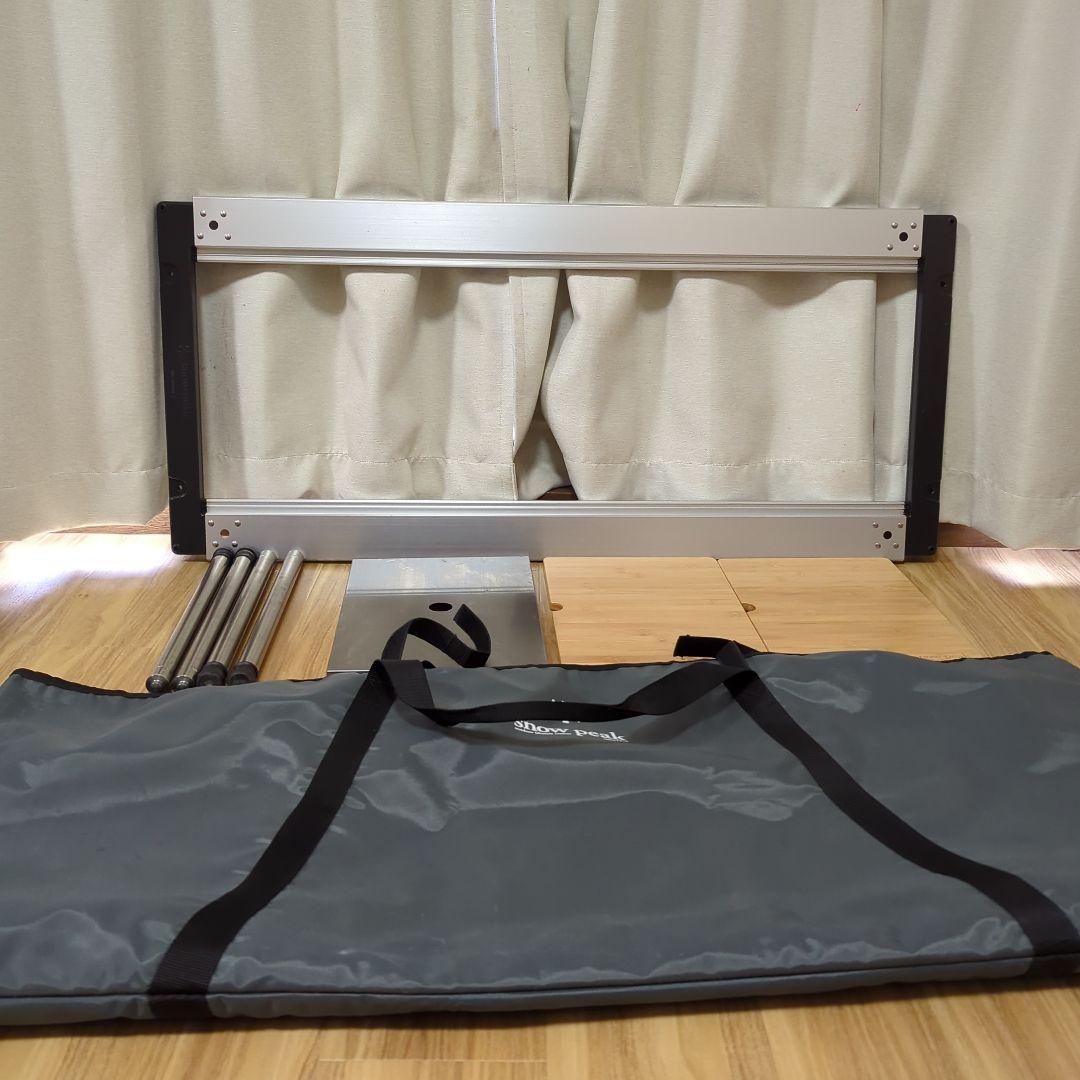 【中古】スノーピーク IGT フレーム、脚400、プレート3枚、専用ケース付き