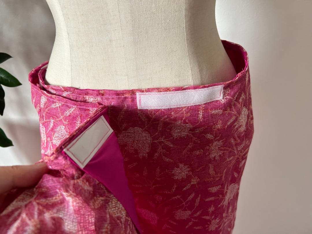 サリー 簡単着用 ワンタッチ Fabindia