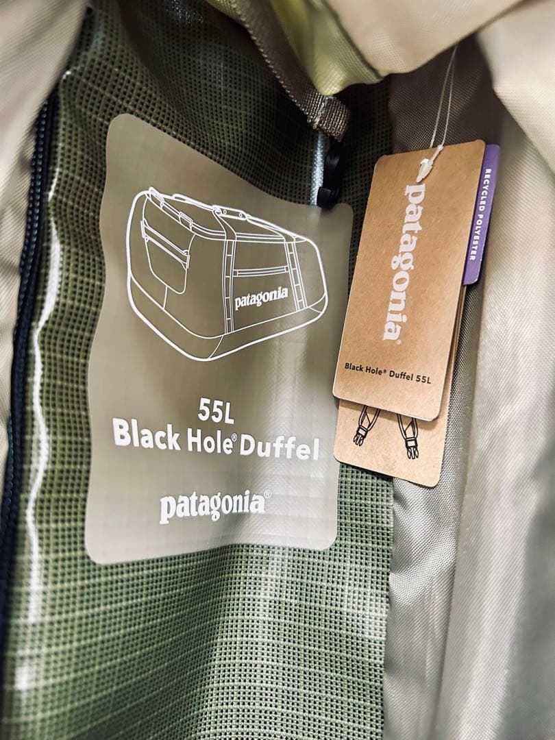 【レア】新品 パタゴニア ブラックホールダッフル 55L 2way リュック
