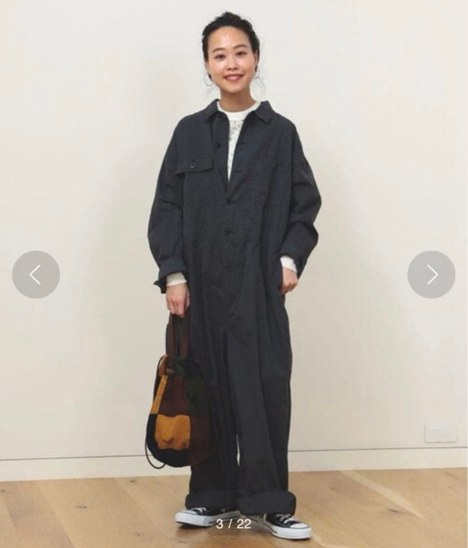 【即完売品】BEAMS BOY ビッグワークオールインワン