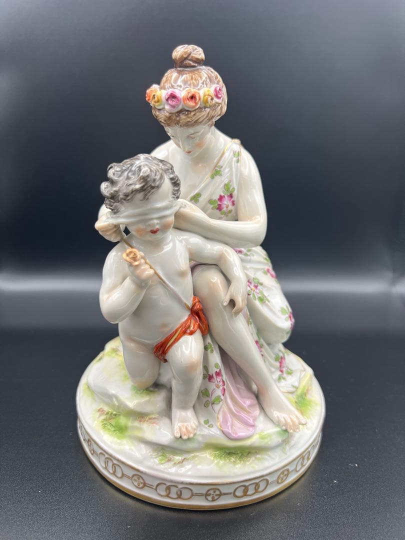 母子像 陶磁器 フィギュア