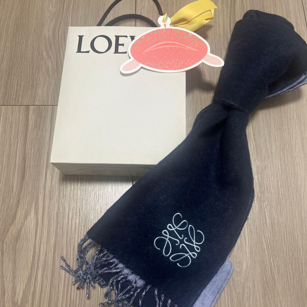 新品未使用LOEWE ウールカシミヤマフラー