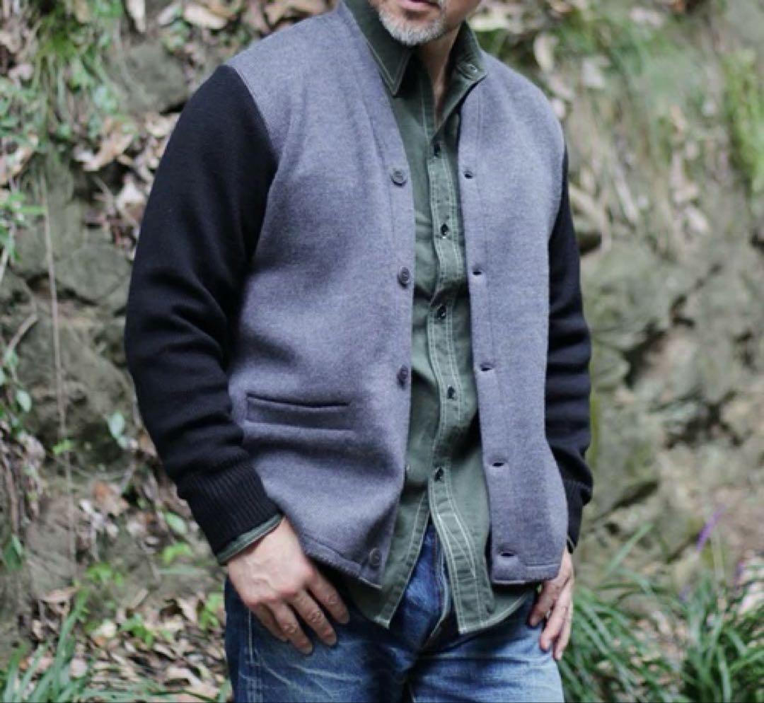 新品　別注　BONCOURA BICOLOR IVY CARDIGAN