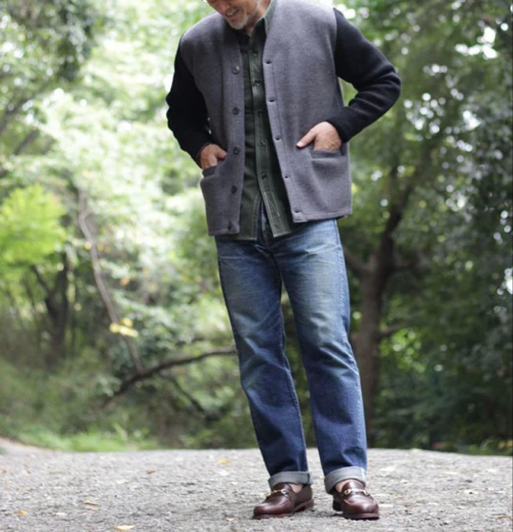 新品　別注　BONCOURA BICOLOR IVY CARDIGAN