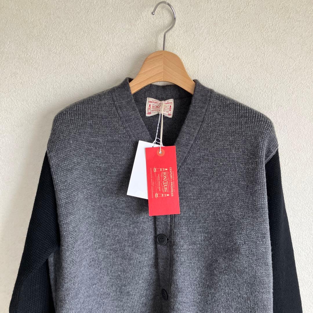新品　別注　BONCOURA BICOLOR IVY CARDIGAN