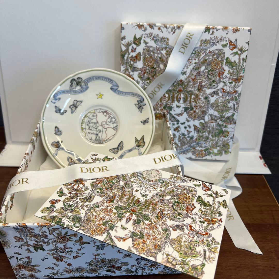 【risa】ディオール　食器　ソーサー　バタフライ　限定品