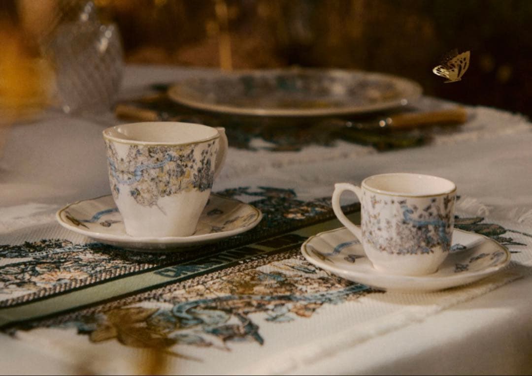 【risa】ディオール　食器　ソーサー　バタフライ　限定品