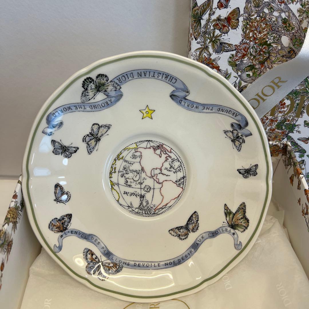 【risa】ディオール　食器　ソーサー　バタフライ　限定品