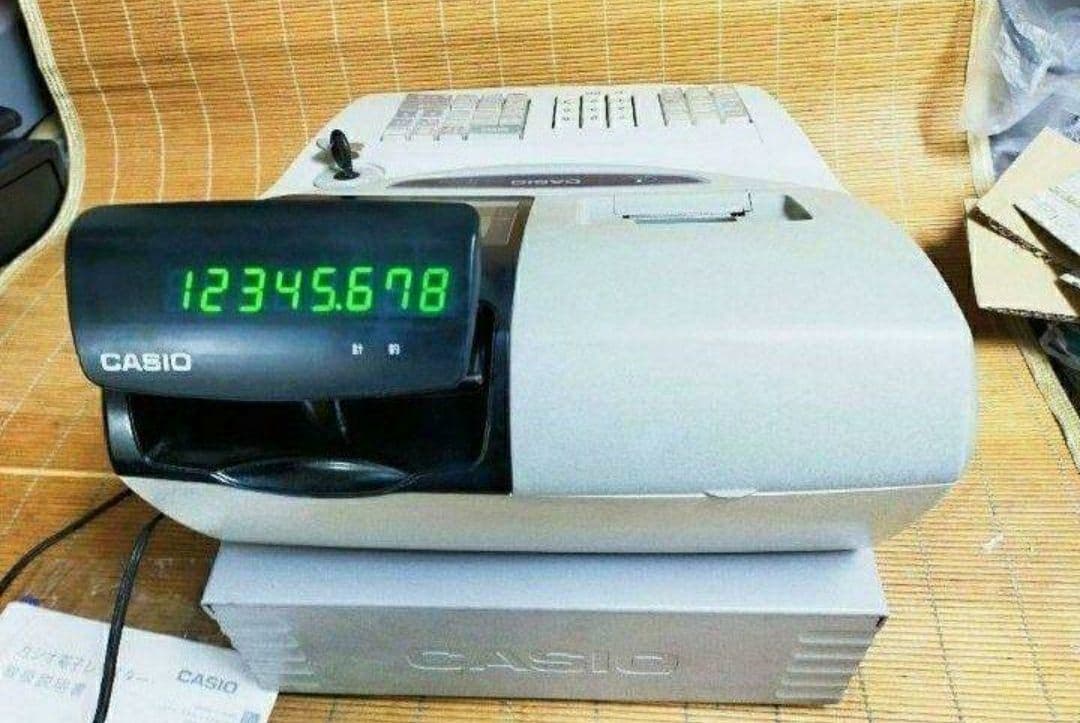 カシオレジスター　TE-120　フル設定込み　送料無料　人気機種　681061