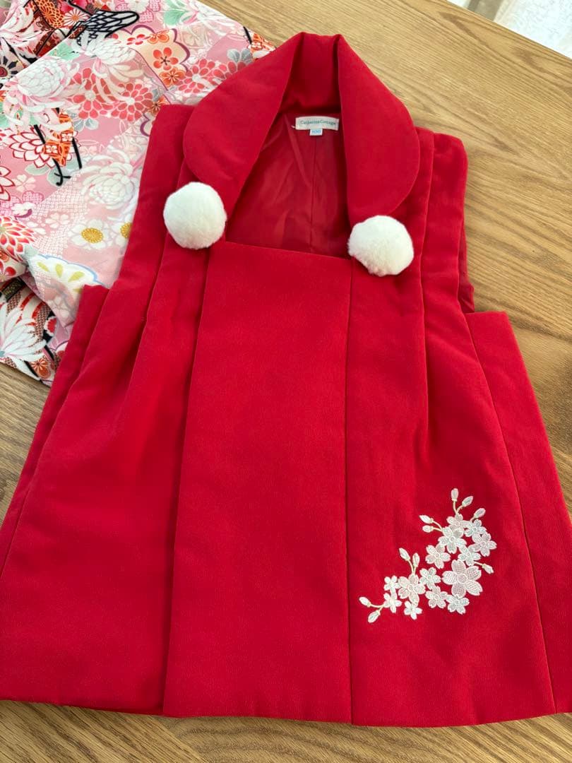 【最終値下げ一度着用のみ】キャサリンコテージ　七五三　3歳　うさぎの花飾り付き