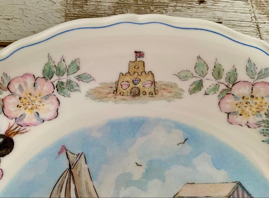 フォックスウッドものがたり Seaside Palace プレート 絵皿