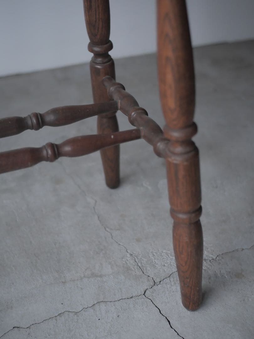 花台　イギリス製　オーク材　展示台　台　古家具　古道具　アンティーク　昭和レトロ