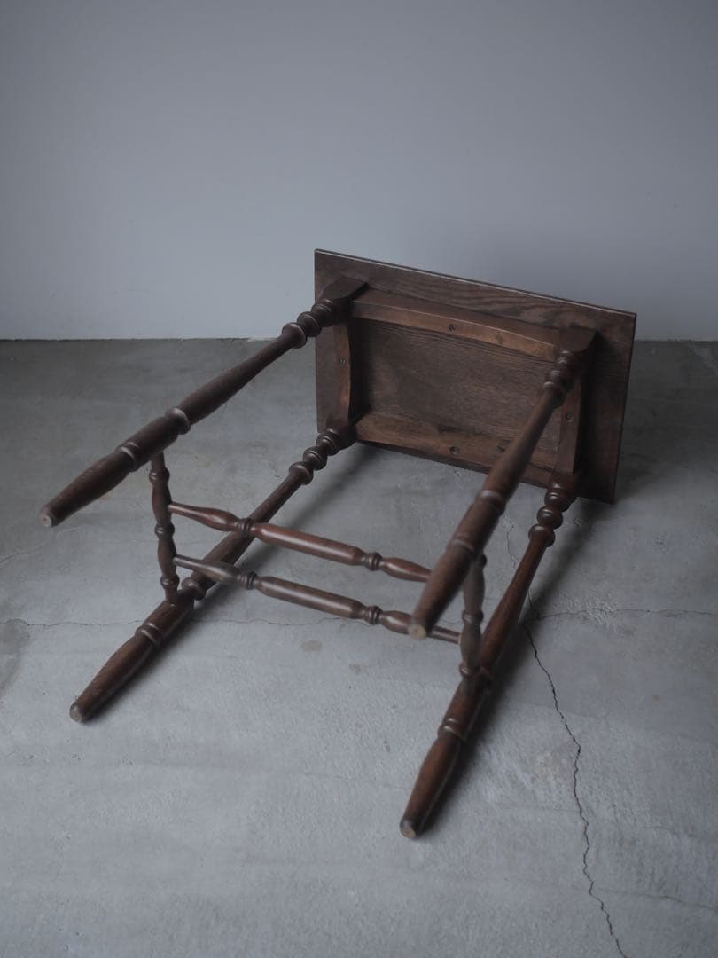 花台　イギリス製　オーク材　展示台　台　古家具　古道具　アンティーク　昭和レトロ