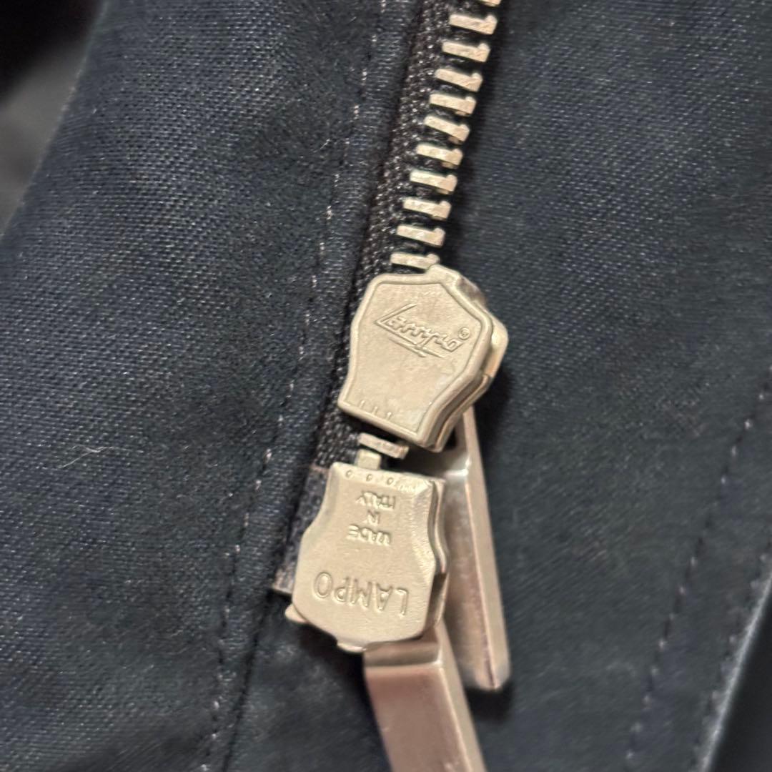 ✨大人気✨ サルヴァトーレフェラガモ　ガンチーニボタン　ステンカラーコート紺54