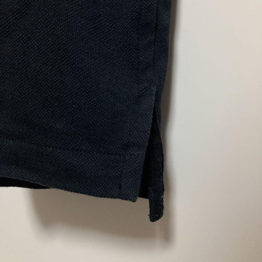 【未使用品】Nike テニスロゴ刺繍DRI-FIT ブラックポロシャツXLサイズ