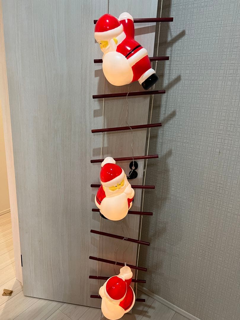 サンタクロースの装飾ライト　屋外ok