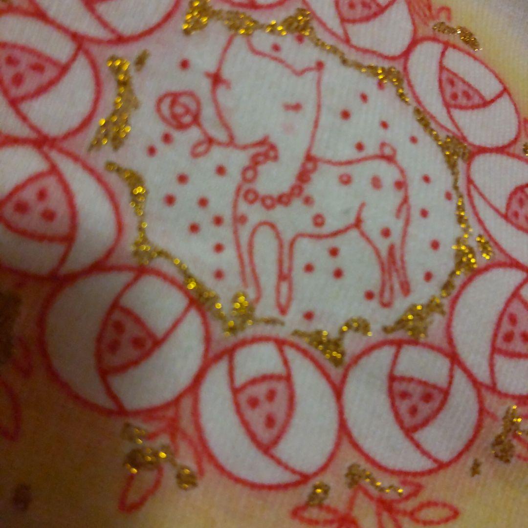 tsumori chisatoタグ付新品 乙女と猫と薔薇の総柄パジャマ上下セット