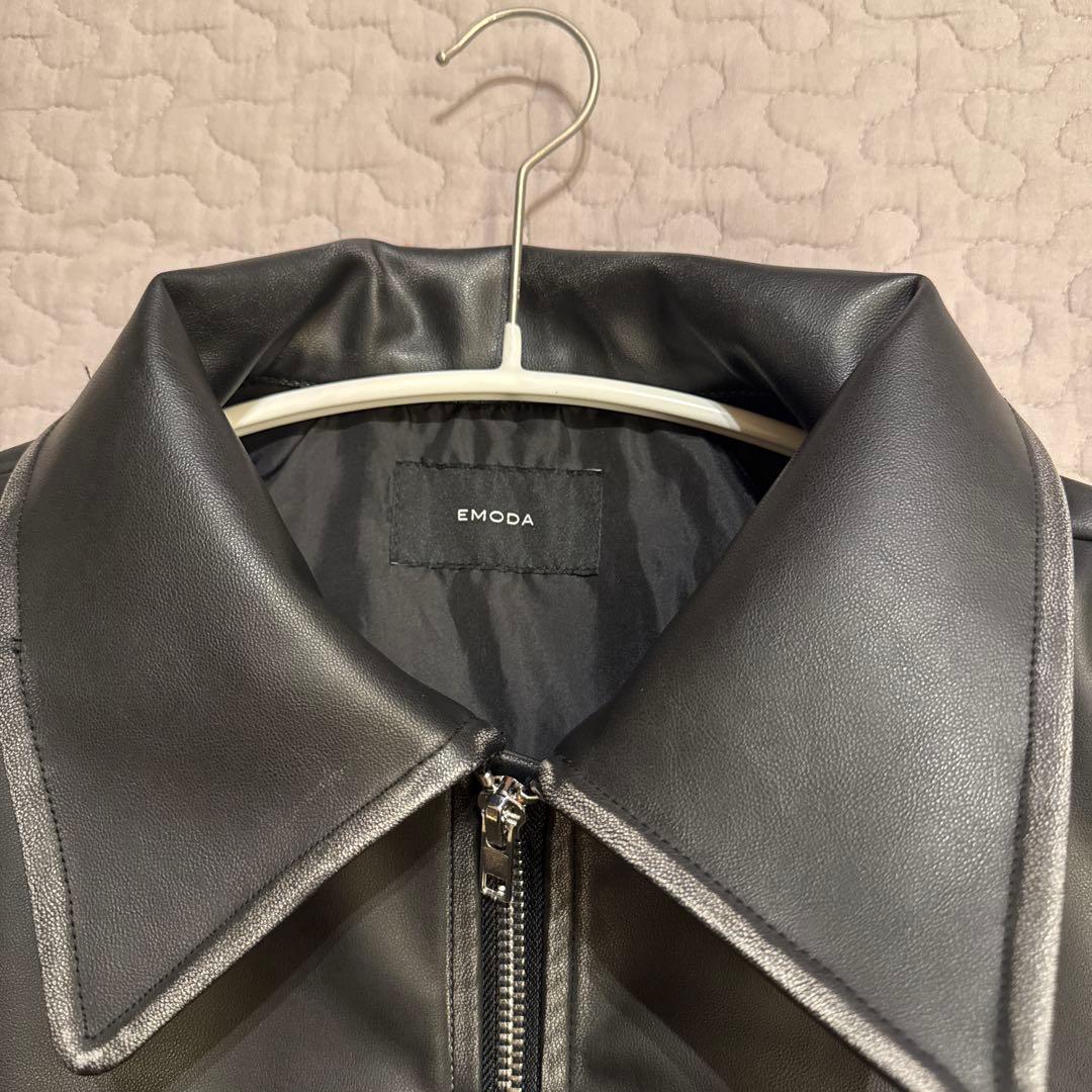 ほぼ未使用EMODAアウターヴィンテージライクオーバーブルゾンジャケットスカート