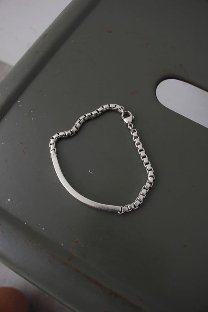 ビンテージ ティファニーID Plate ベネチアンブレス シルバー925