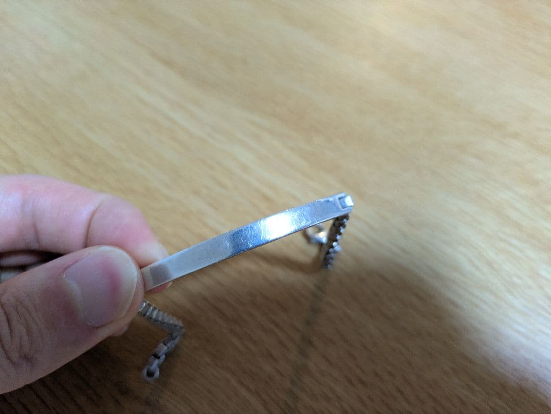 ビンテージ ティファニーID Plate ベネチアンブレス シルバー925