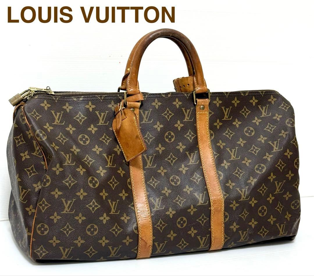 正規品保証♪ ルイヴィトン モノグラム キーポル 50 ボストン バッグ
