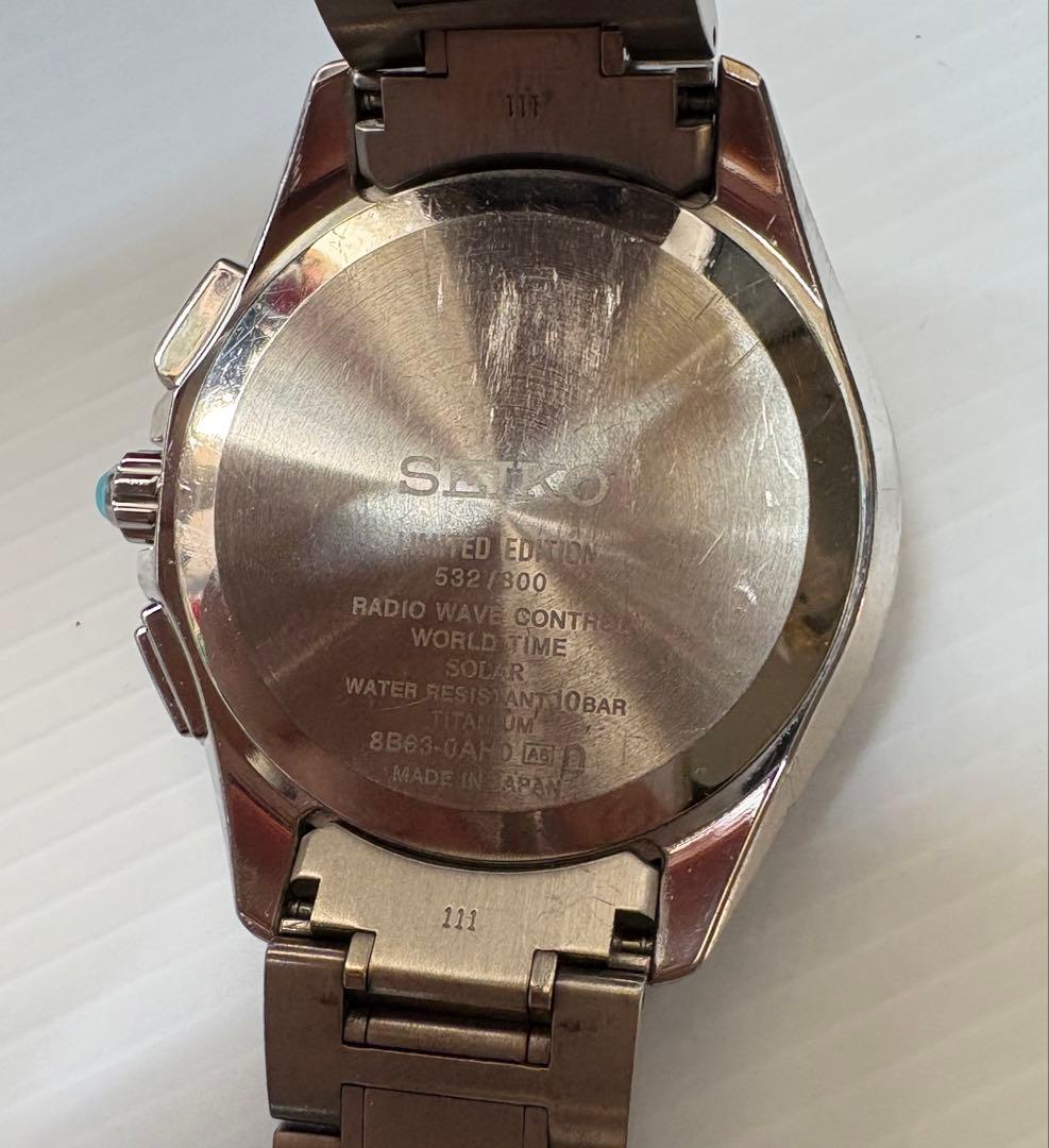 希少❗️800個限定品・セイコー・ブライツ・デュアルタイム・8B63−0AH0