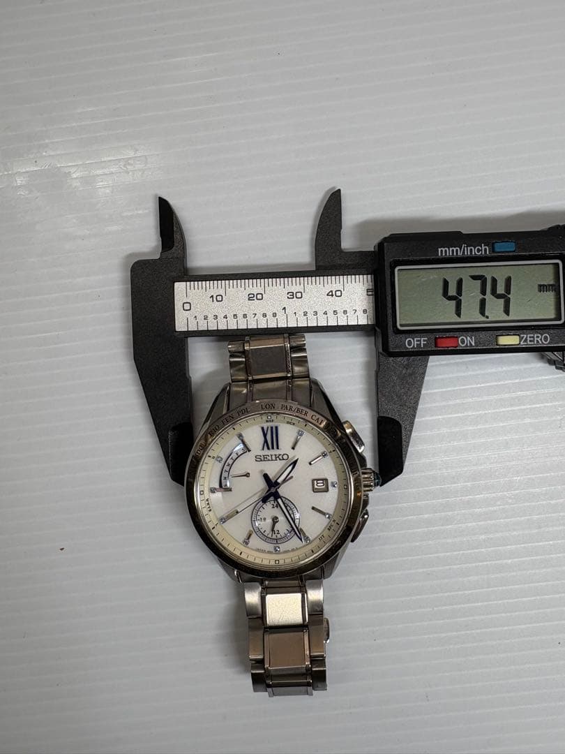 希少❗️800個限定品・セイコー・ブライツ・デュアルタイム・8B63−0AH0