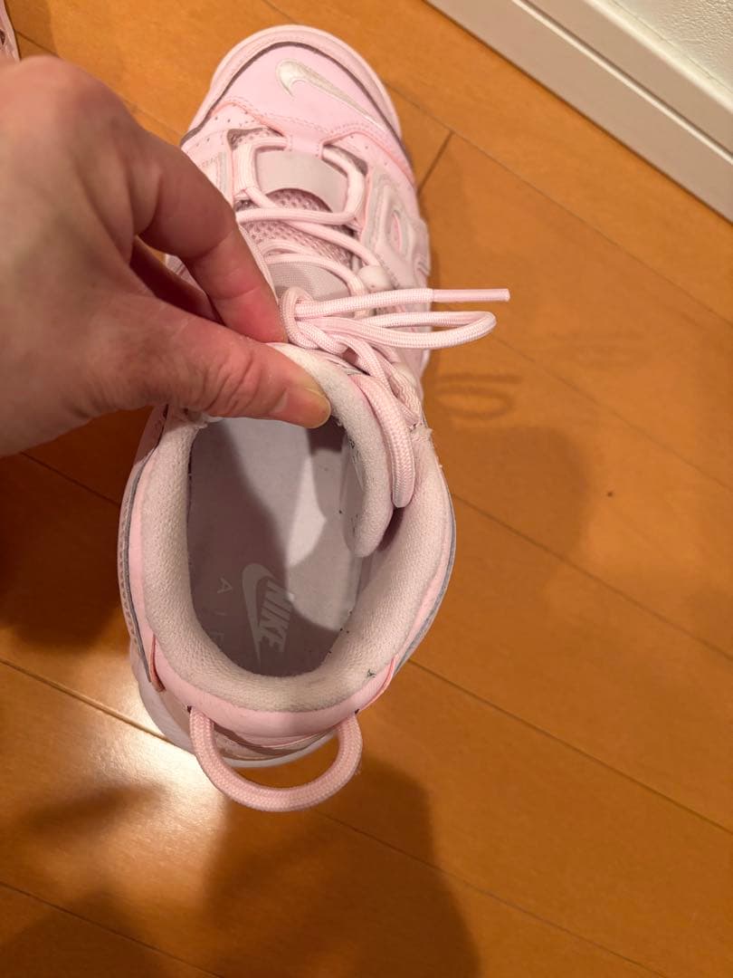 Nike モアアップテンポ　ピンク　26.5