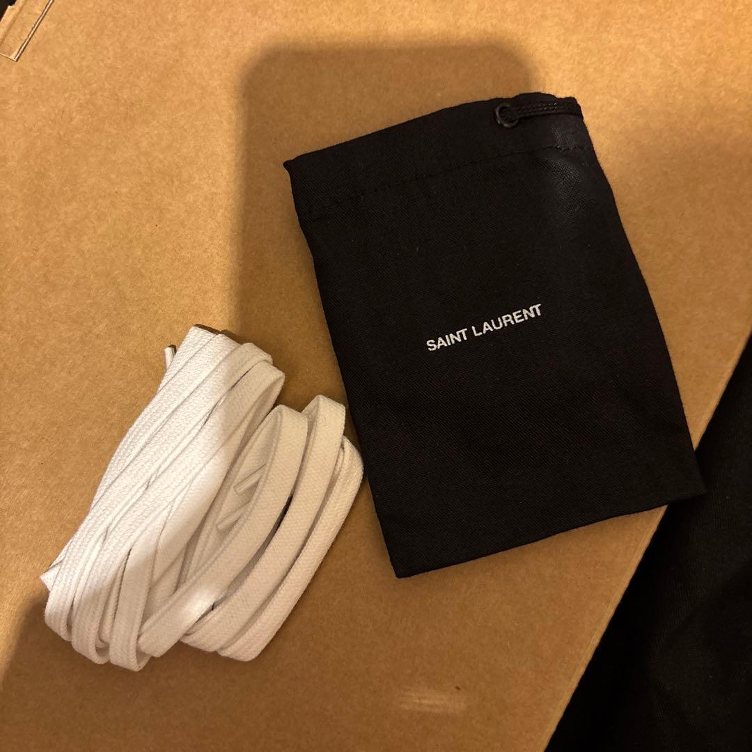 新品 サンローランスニーカーピンク グリッター