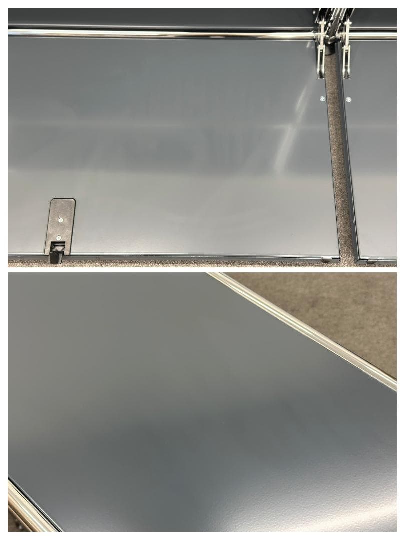 正規品ほぼ未使用品■USMハラー■キャビネットシェルフ　2列2段　アントラサイト