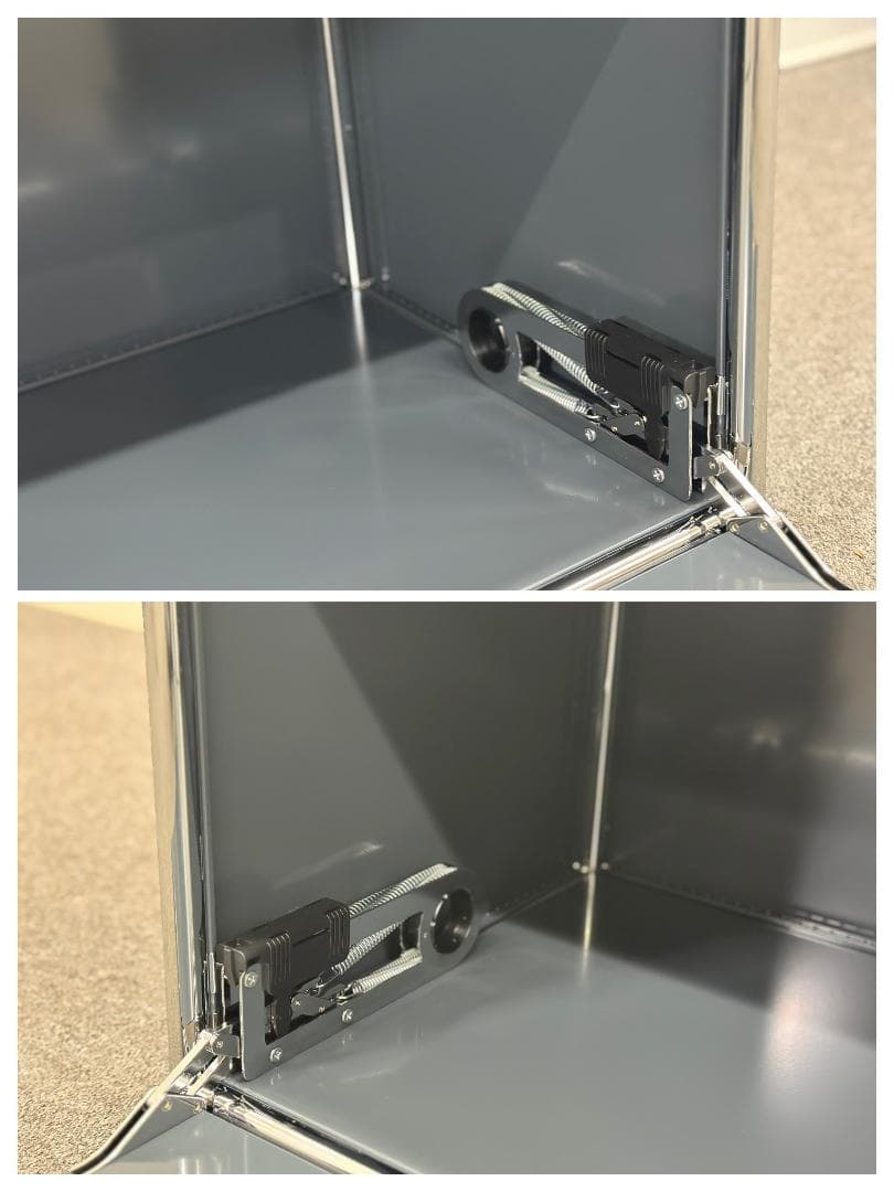 正規品ほぼ未使用品■USMハラー■キャビネットシェルフ　2列2段　アントラサイト