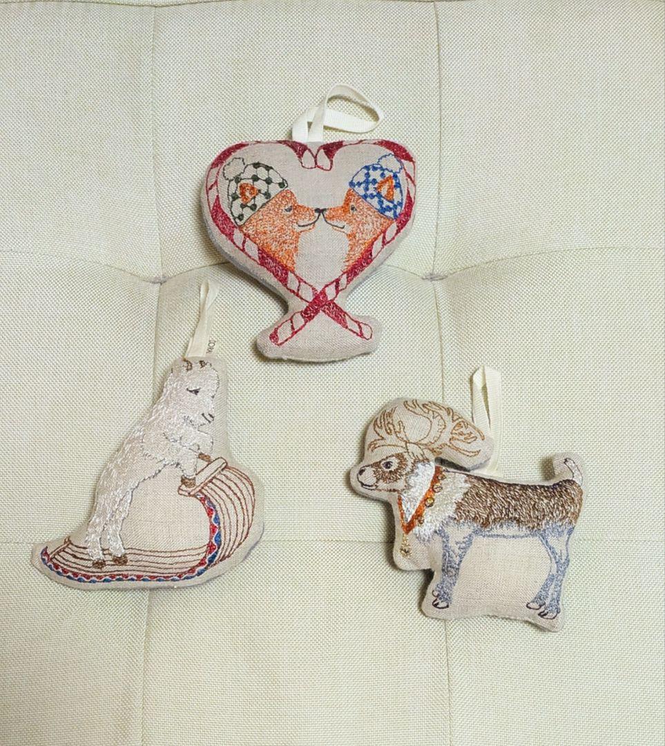 コーラルアンドタスク クリスマスオーナメント3点セット（バラ売り可）