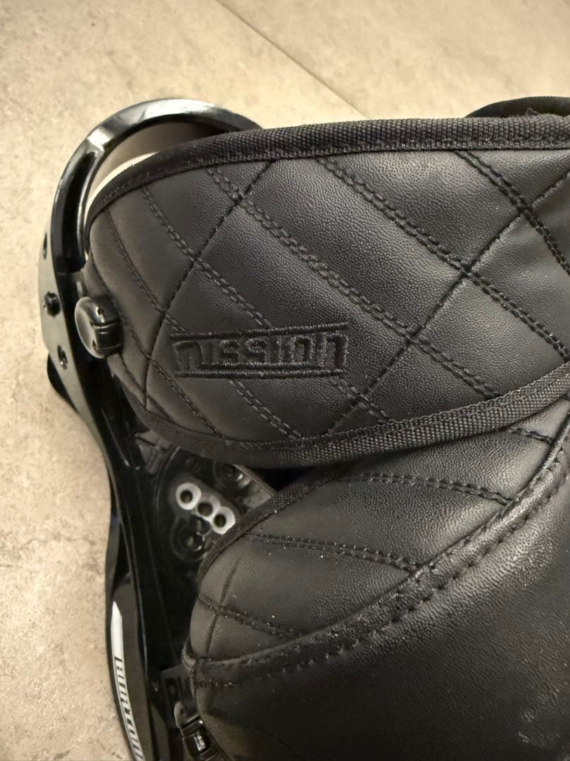 BURTON Mission スノーボード ビンディング L ブラック
