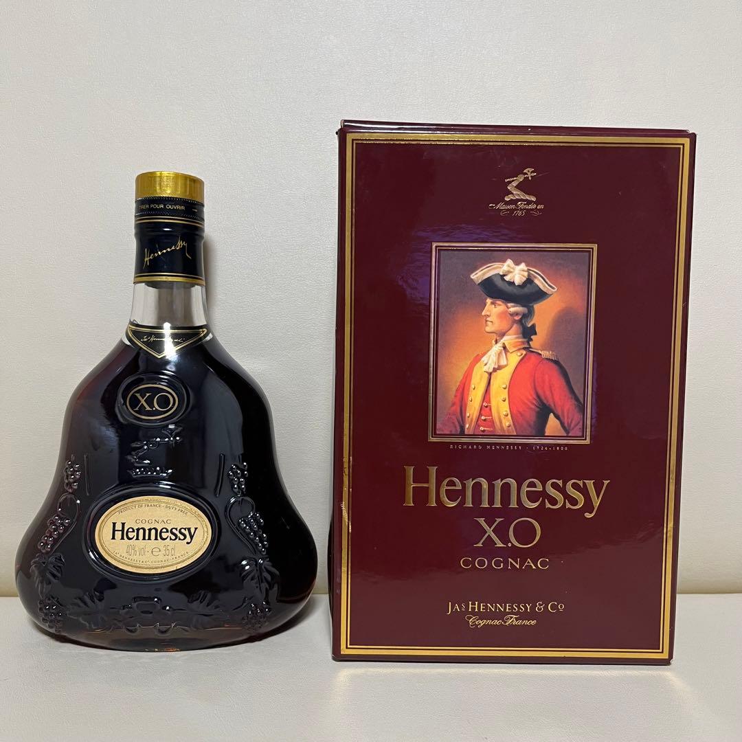 ［未開封新品］箱付きヘネシー XO 金キャップ 旧ボトル