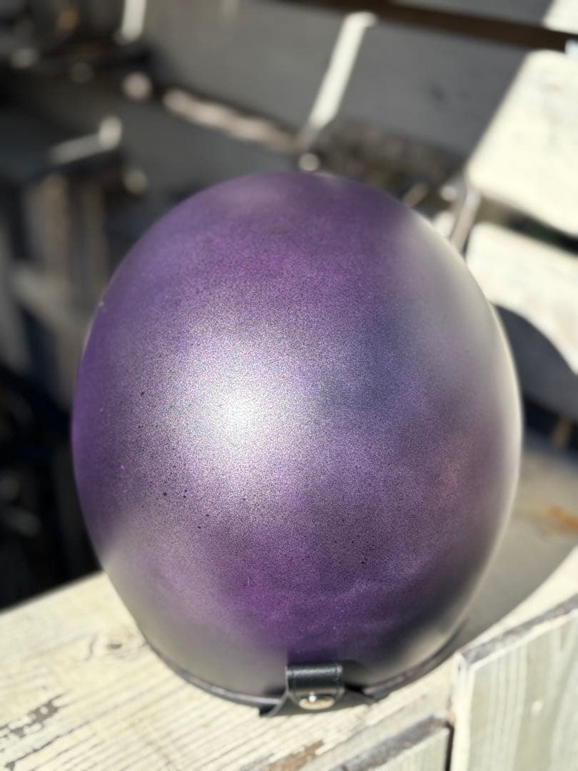 RAMSKIT カスタムヘルメット 500TX 小帽体 深め XLマットパープル