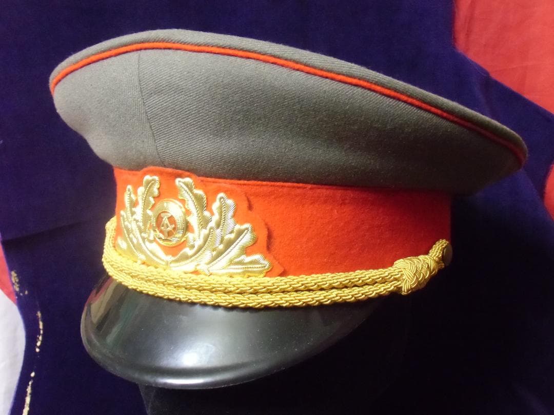 S*Y様 ＮＶＡ東ドイツ軍/人民軍＊陸軍＊１９８６年型＊将官制帽＊５８．５ｃｍ（
