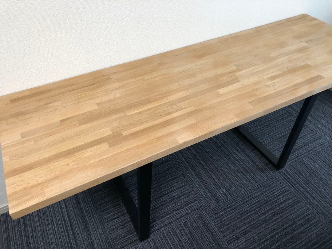 【無料配送】自作木製テーブル　オーク材　170㎝×55㎝