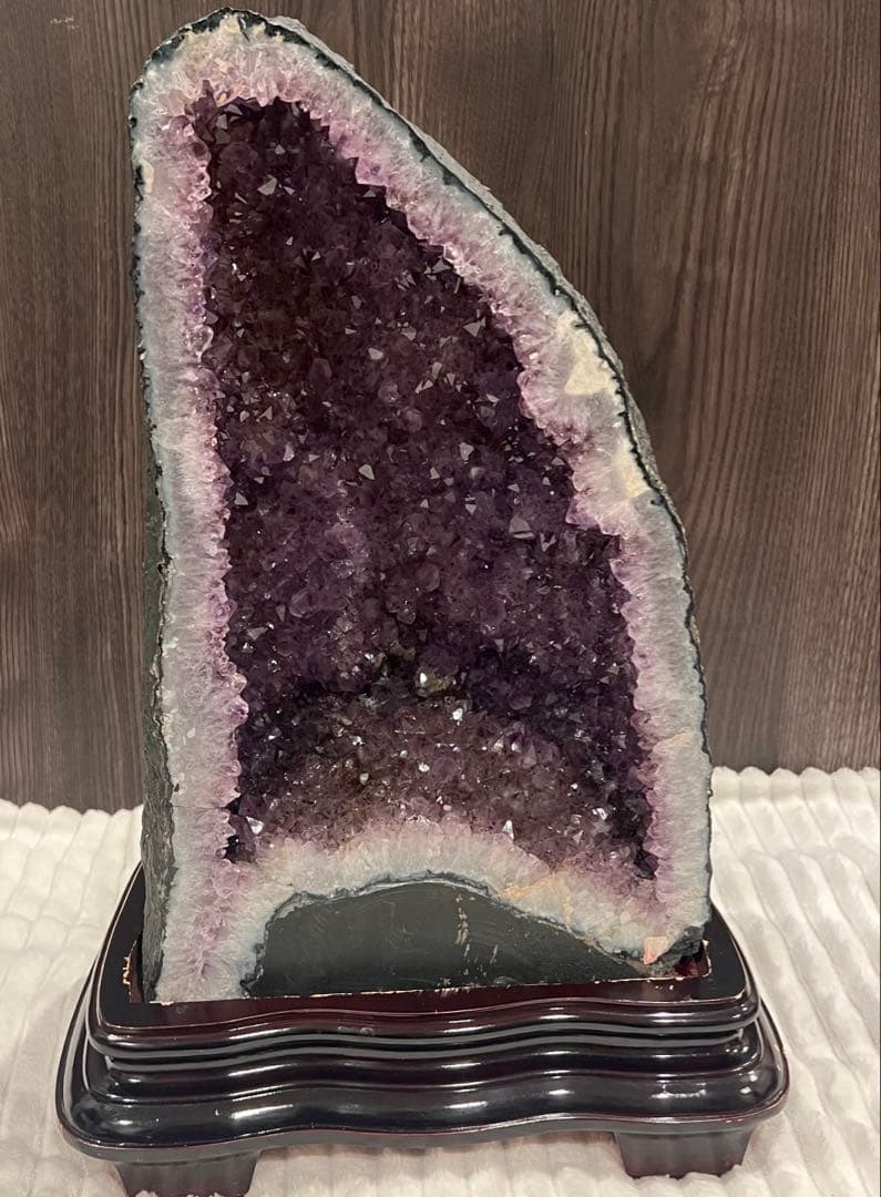アメジスト ドーム 天然石 ブラジル産約21.2kg ドーム高さ40cm 台付き