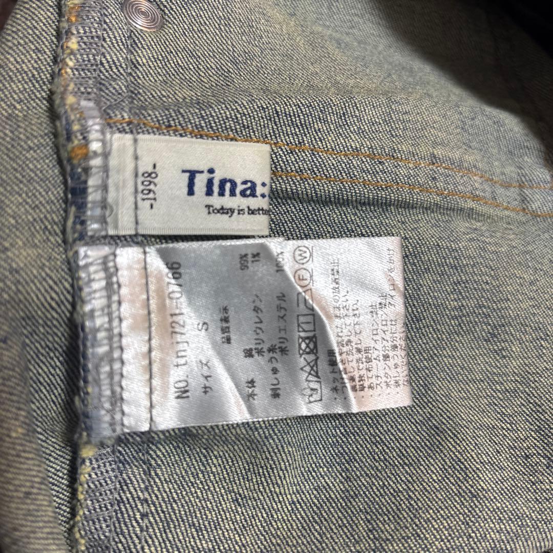 tina jojunフレアデニムパンツ