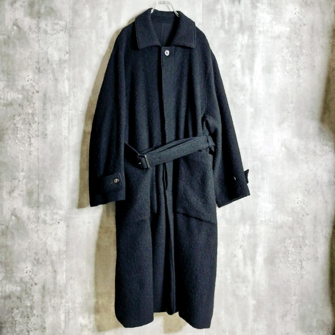 stein OVERSIZED BLANKET COAT チンストラップ ウール